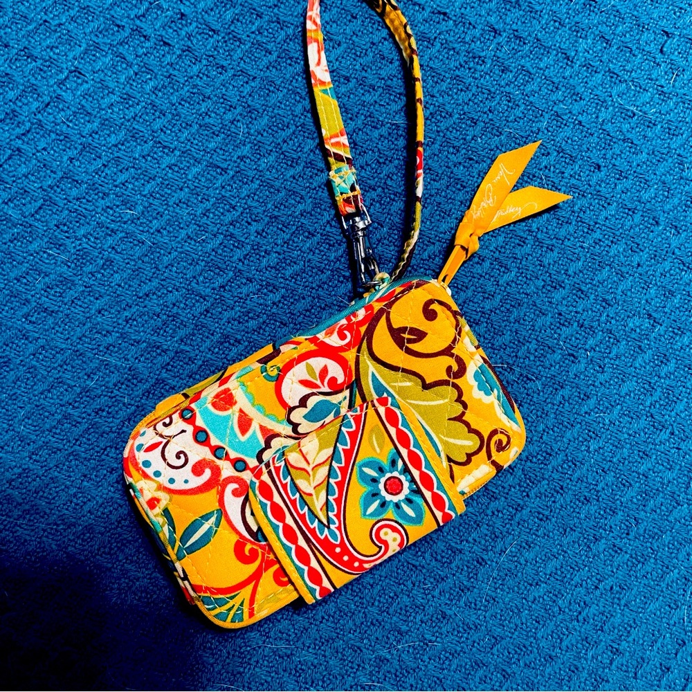 Vera Bradley Yellow Wristlet